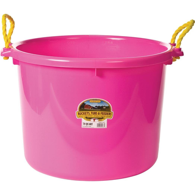Duraflex Hot Pink Muck Bucket - 70 QT