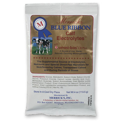 Merrick's Blue Ribbon Calf Electrolytes - 4 OZ