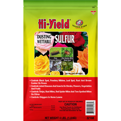 Hi-Yield Dusting Wettable Sulfur - 4 LB