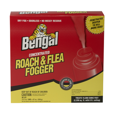 Bengal Roach & Flea Fogger - 3 Pack