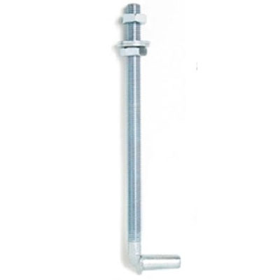 Gate Hinge Pin J Bolt - 5/8 IN X 12 IN