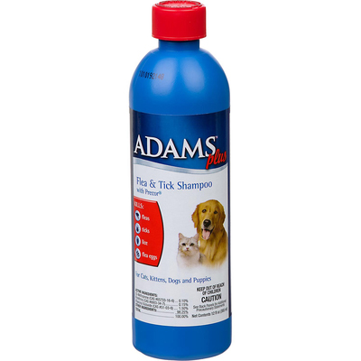 Adam's Plus Flea & Tick Shampoo - 12 OZ