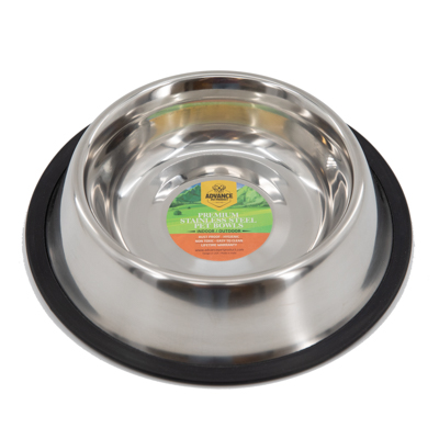 Stainless Steel Non-Tip Pet Bowl - 32 OZ