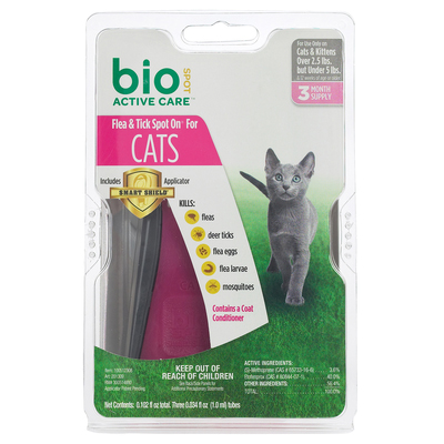 BioSpot Active Care For Cats - 2.5 LB to 5 LB