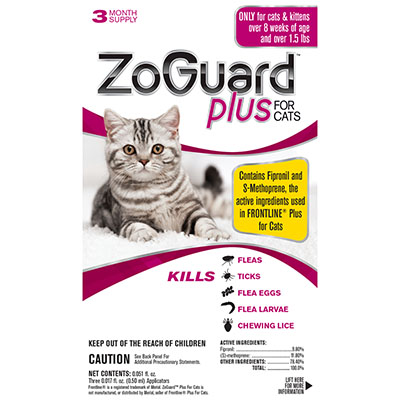 ZoGuard Plus for Cats - 1.5 LB and Up