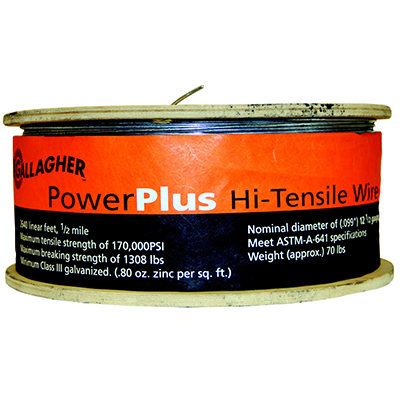 Hi-Tensile Electric Fence Wire - 2640 FT