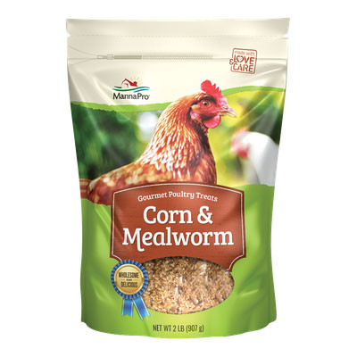 MannaPro Corn & Mealworm Snack Blend - 2 LB