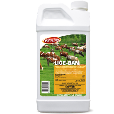 Martin's Lice Ban Pour On - 1/2 GAL