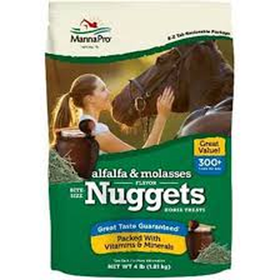 MannaPro Alfalfa & Molasses Nuggets - 4 LB