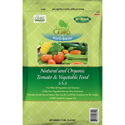 Natural & Organic Tomato & Vegetable Food - 12 LB