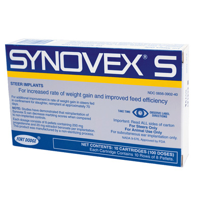 Synovex S Implants - 10 DOSE