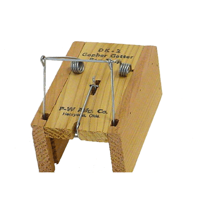Wood Box Gopher Trap