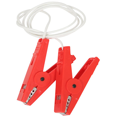 Electric Fence Jumper Lead with HD Clamps