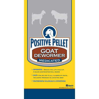 Positive Pellet Goat Dewormer - 25 LB