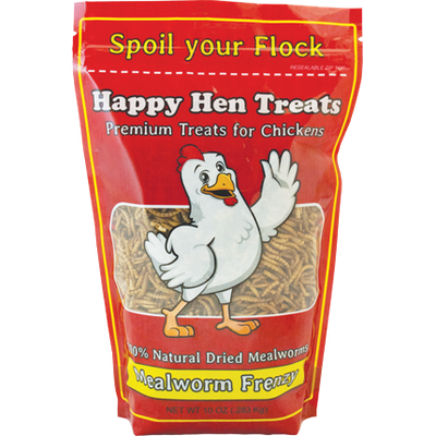 Happy Hen Mealworm Frenzy Treats - 10 OZ