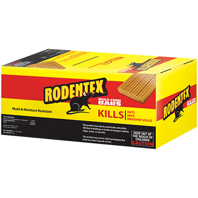 Rodentex Rat Bait Bars - 4 LB