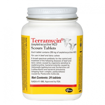 Terrimycin Scour Tabs - 24 CT