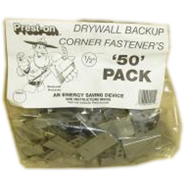 1/2" PREST-ON CORNER CLIPS - 50