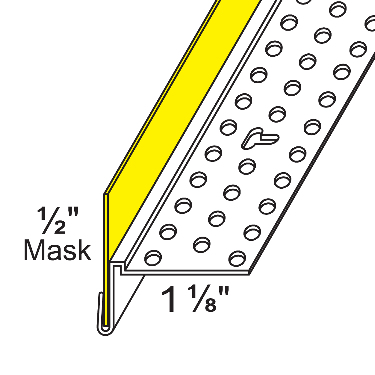 1/2" PREMASK L BEAD - 8'