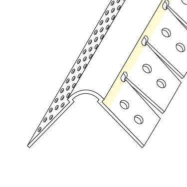 3/8" BULLNOSE ARCH COR BEAD 8'
