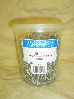 1-1/4" E G RINGED NAIL 1.2KG