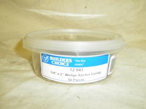 TIE WIRE ANCHOR 1/4"X1-1/4" - 50