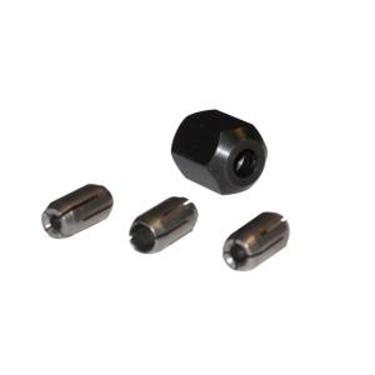 COLLET & NUT KIT 5/32" 1/8" 1/4"