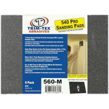 SANDING PAD 6"X8" MEDIUM 6PK