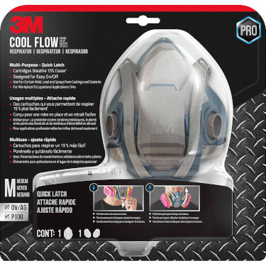 3M 1/2 FACEPIECE RESPIRATOR - M