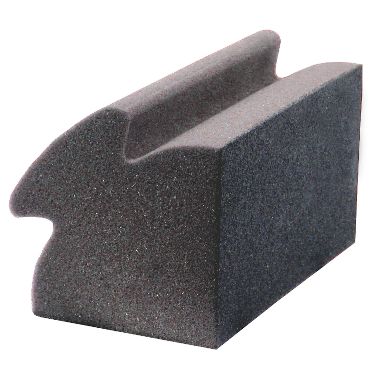 CORNER SAND SPONGE MED 3-3/4X7"