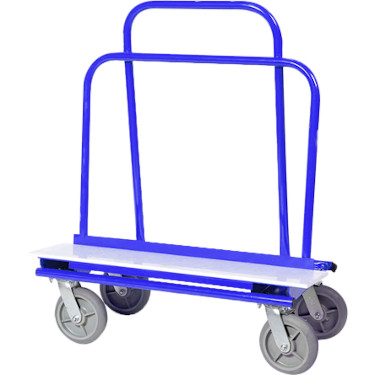 COMMERCIAL DRYWALL DOLLY 12"BLUE