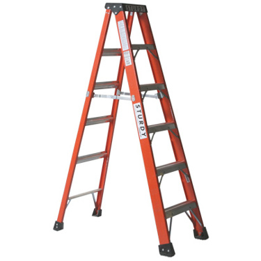 FIBERGLASS STEP LADDER GRD 1A 8'
