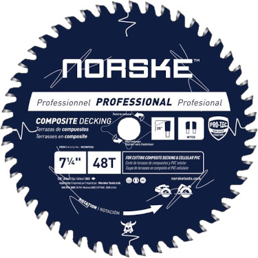 NORSKE SAW BLADE 7-1/4" X 48T