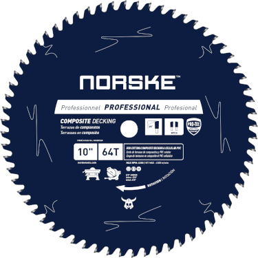 NORSKE SAW BLADE 10" X 64T