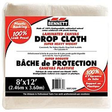 DROP CLOTH 8' X 12' WHITE