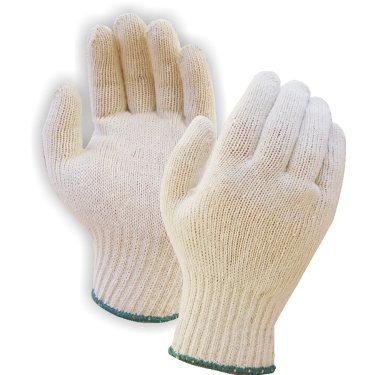 STRING KNIT COTTON POLY GLOVES