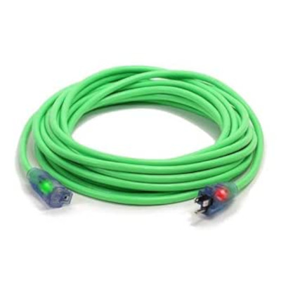 PRO GLO EXT.CORD 12/3 GREEN 100'