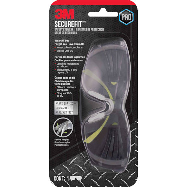 3M PRO SAFETY GLASSES - CLEAR