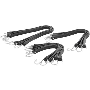 CABLE TIES 8" BLACK - 100 PCS