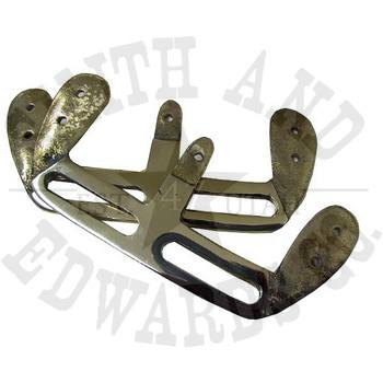 Polish Brass 3-way Rigging Plate