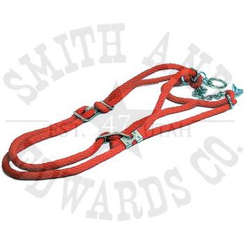 Cow Rope Halter with Chain