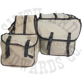 Large Canvas Saddle Bag