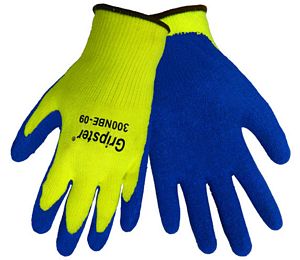 Glove, Global Glove Gripster Hi-Vis Neon Blue Large