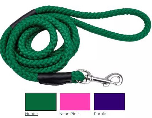 Coastal Rope Dog Leash 1/2"x6' Assorted Colors