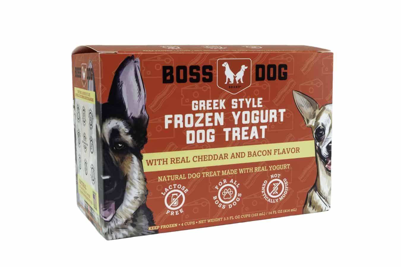 3.5Oz Boss Dog Froyo Cheese & Bacon 4Pk