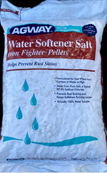 Water Softener Salt Pellets Iron Out 40lb