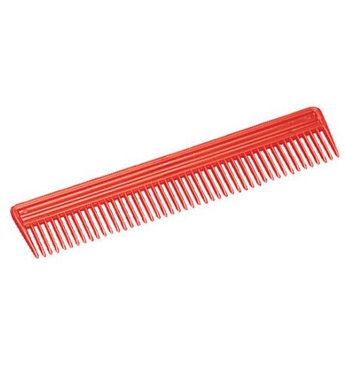 Mane Comb Plastic 9" Red
