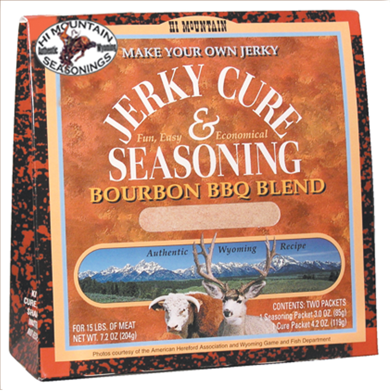 Hi Mountain Jerky Cure Bourbon BBQ 7.2oz