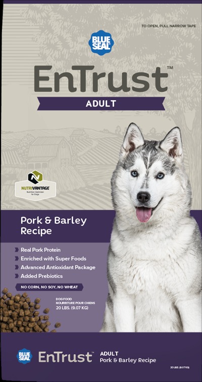 6Lb Entrust Pork & Barley Dog