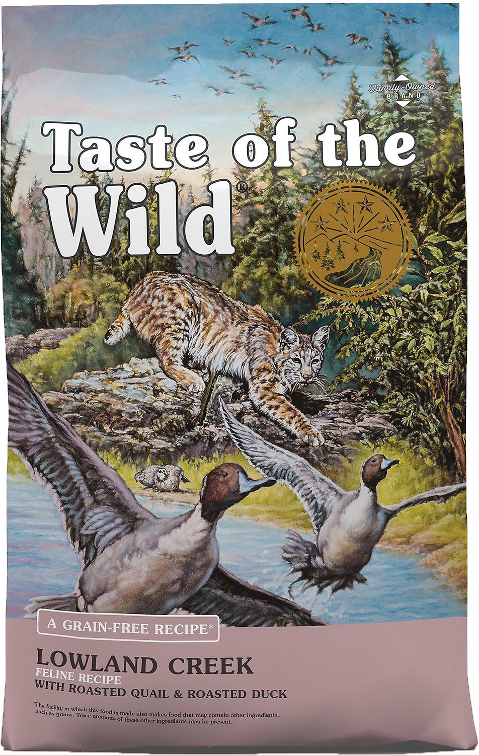 5Lb Taste Of The Wild Lowland Creek Grain Free Cat